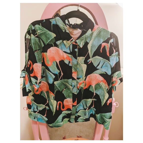 Flamingo blouse - Picture 3 of 3